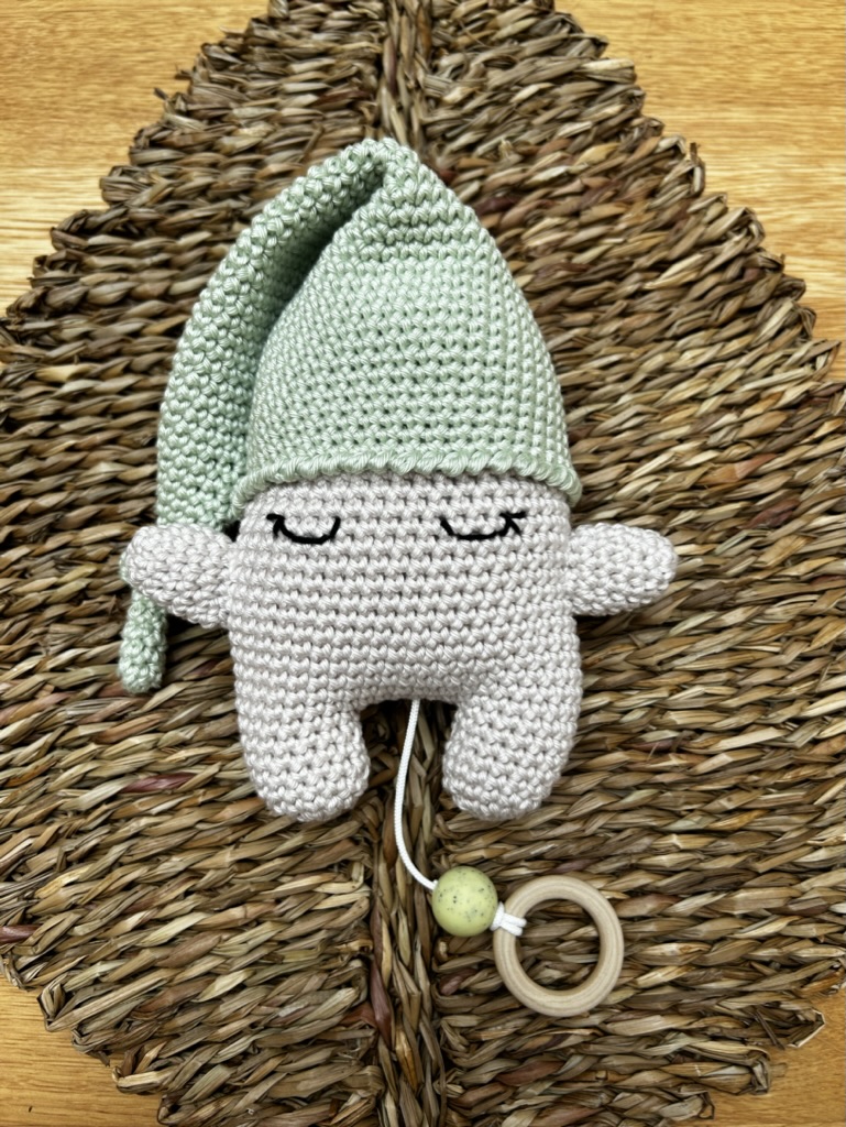 Muziekknuffel slaapmutsje